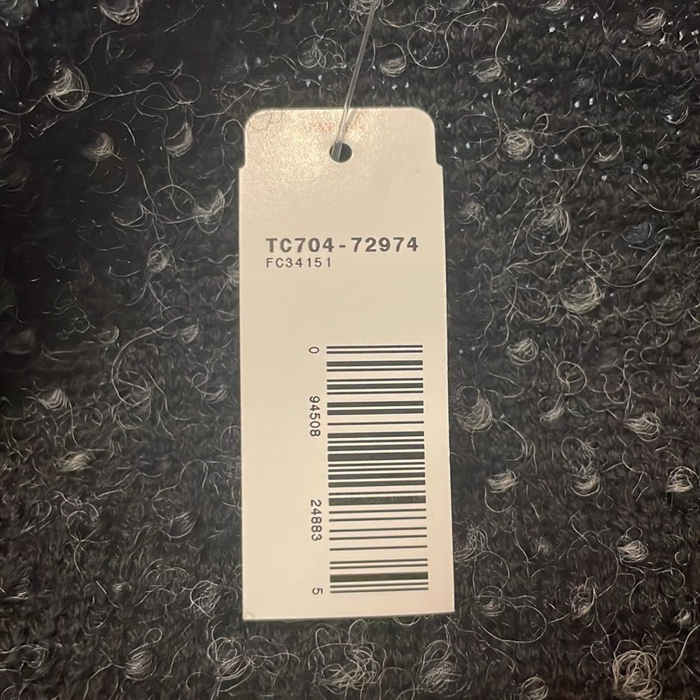 Pendleton- NWT 100% Wool Short Sleeve Open Front Long Line Cardigan Pockets- M - Picture 7 of 8